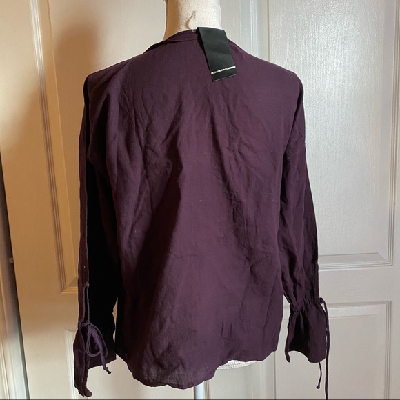 NWOT H BY BORDEUX WOMAN'S PURPLE TOP P (SMALL) - Picture 3 of 7
